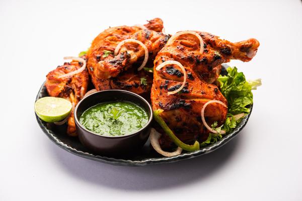 CHICKEN-TANDOORI-2PCS-WITH-NAAN-1.jpg Chicken Tandoori 2 PCS with Naan (Each) - Image 1