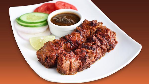 beef bihari kabab with Naan