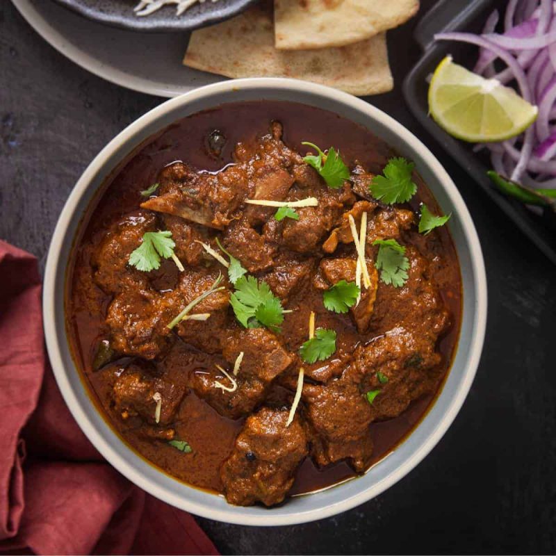 Indian mutton or goat curry