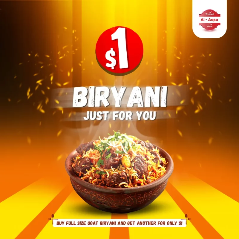 Goat Hazi Biryani Large