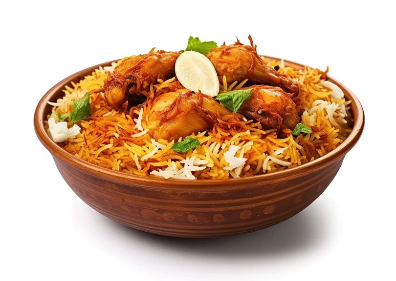 Halal chicken-biryani-kerala-style-chicken-dhum-biriyani-made-using-jeera-rice-spices - AL Aqsa Restaurant