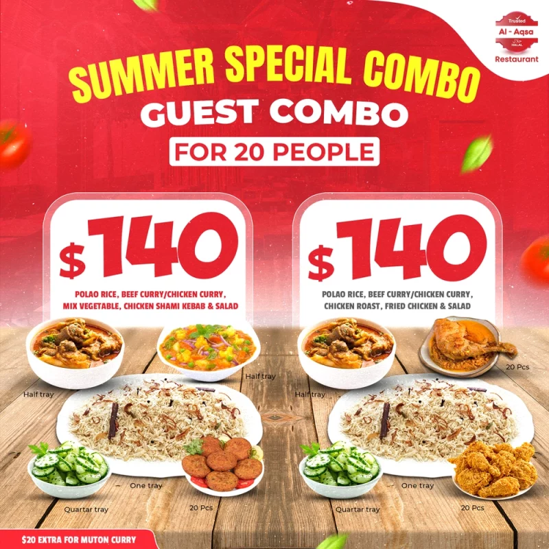 Guest Combo for 20 People